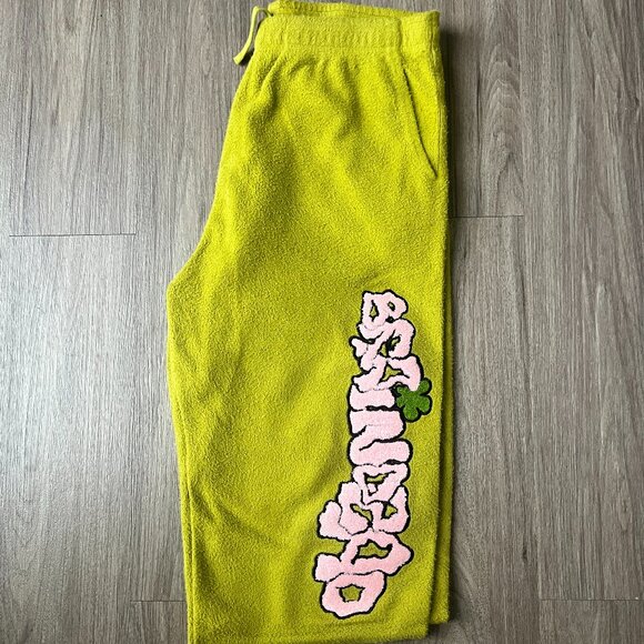 Brain Dead Slime Reverse Fleece Sweatpant - Apple - Picture 1 of 5